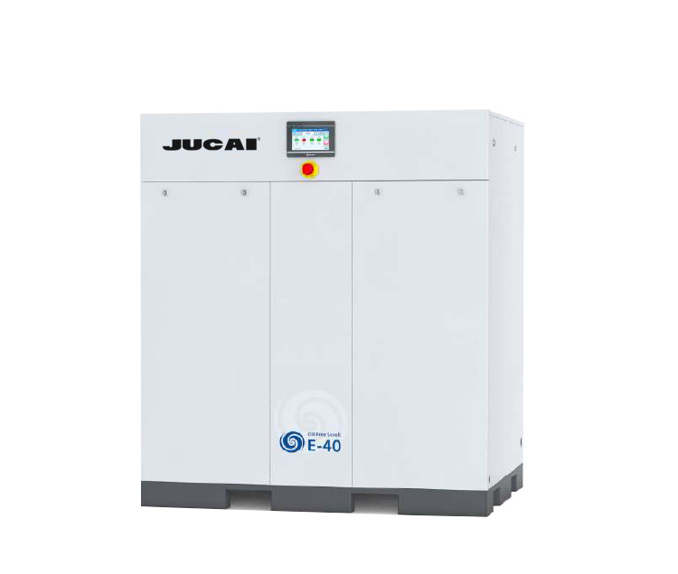 32kW 3.2m3/min Oil-free scroll air compressor E-40 Silent food and beverage medical laboratory air compressor